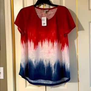 Luukse Top red white and blue